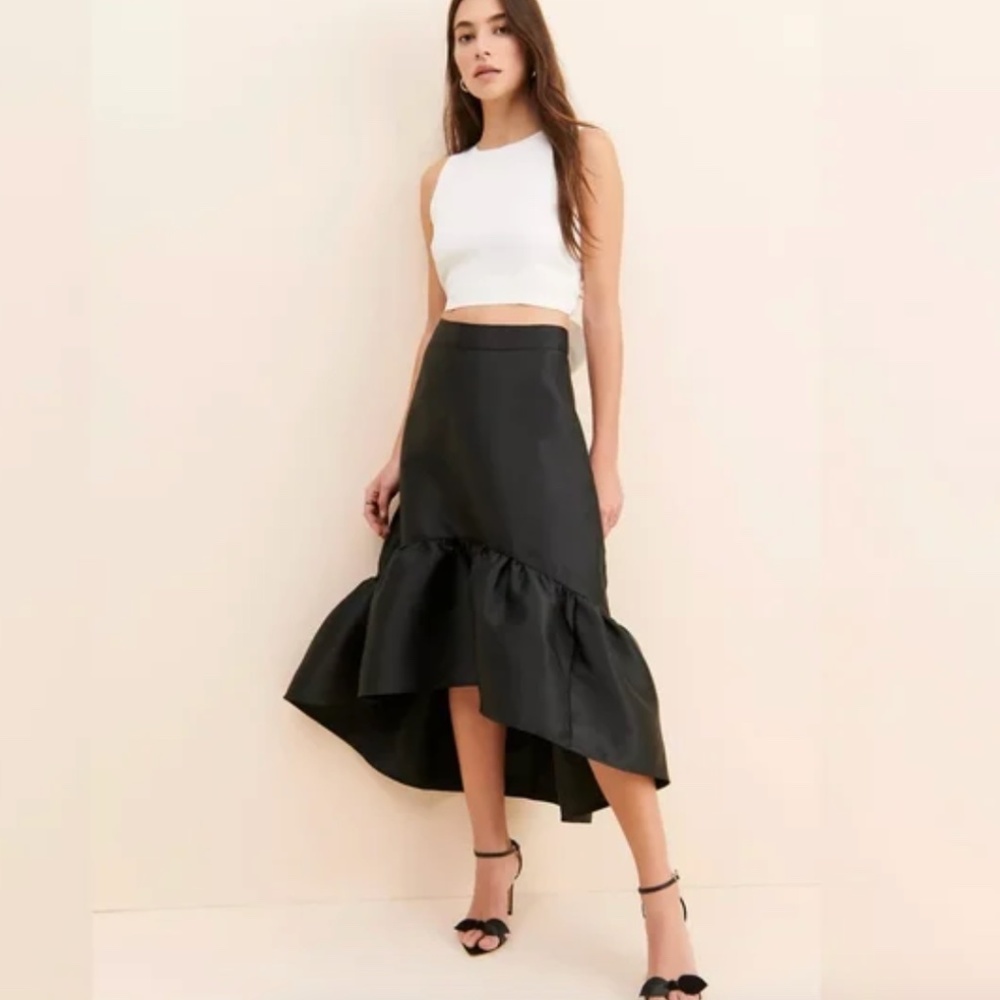 Anthropologie Skirts | Anthropologie Mare Mare Serene Formal Flounced Maxi Skirt